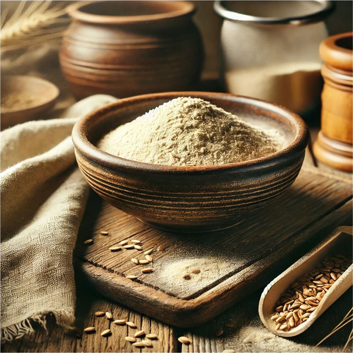 Tam Çavdar Unu ( Kalın Çekim)