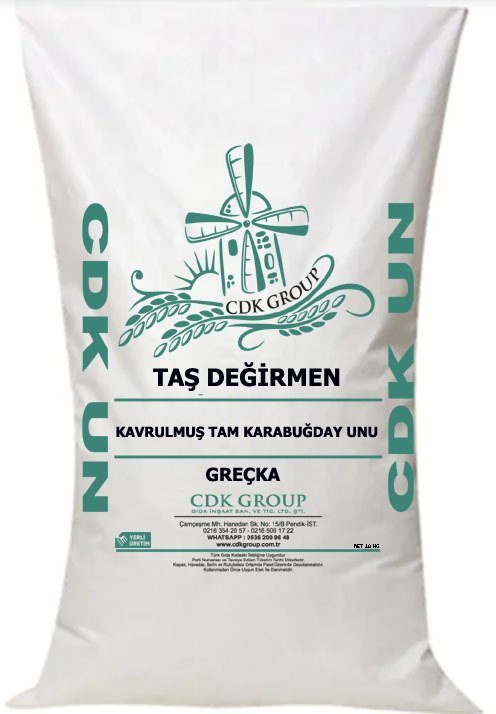 Kavrulmuş Tam  Karabuğday Unu (Greçka) 10 Kg