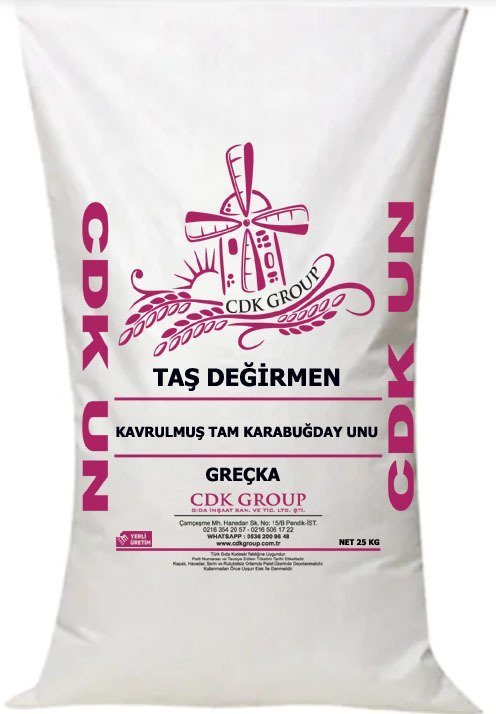 Kavrulmuş Tam  Karabuğday Unu (Greçka) 25 Kg