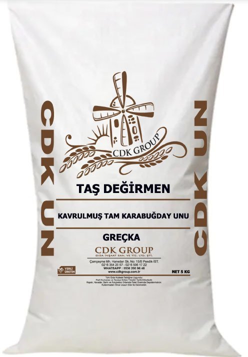 Kavrulmuş Tam  Karabuğday Unu (Greçka) 5 Kg